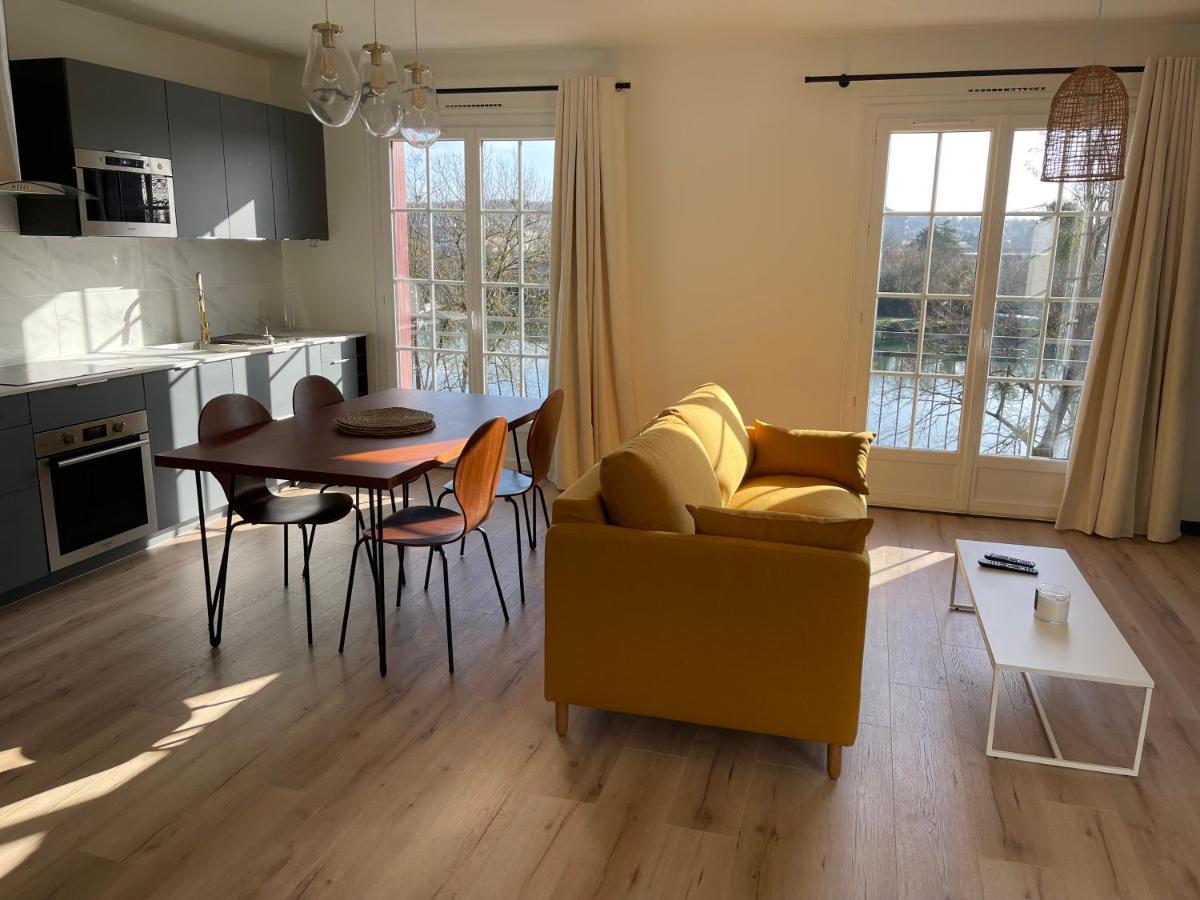 Ambiance Seine, Appartement Lumineux En Bordure De Seine - Chouette Thomery Екстер'єр фото